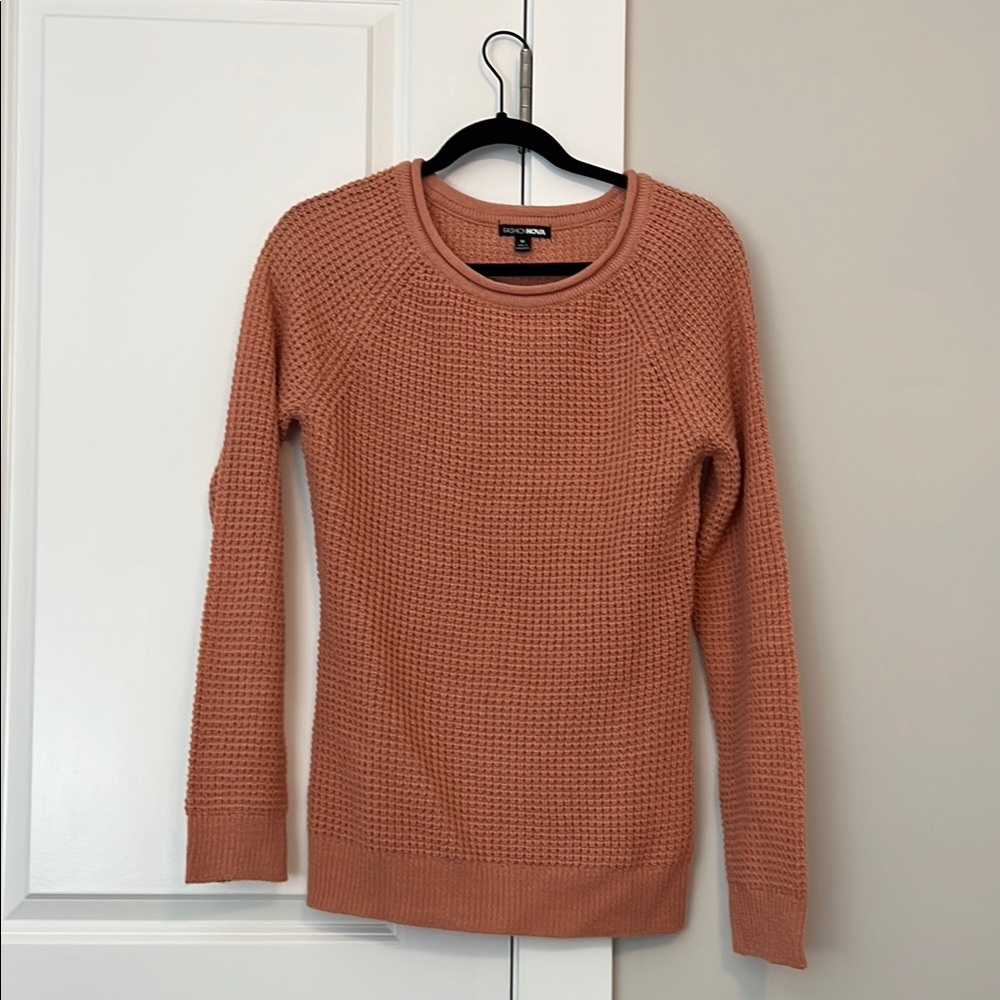 Fashion Nova Pink/Peach Sweater